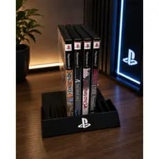 Suporte organizador para 10 jogos de Playstation 2, 4, 5