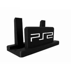 Suporte vertical PS2 Playstation 2 Slim Com Logo