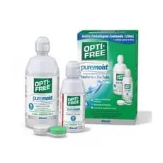 Solução de limpeza para lentes de contato Opti Free Puremoist