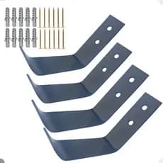 kit 2 mão francesa Suporte 30cm Investida Cantoneira Curva Organizador MAO FRANCESA PINTURA ELETROSTATICA PREMIUM