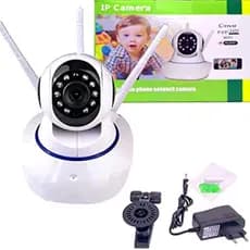 câmera robô 3 antenas ip Wifi p2p HD 360  sistema App  yoosee