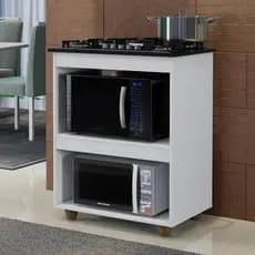ARMÁRIO BALCÃO DE COZINHA PARA COOKTOP / MICROONDAS / FORNO  04 ou 05 BOCAS TURIM KAIKI