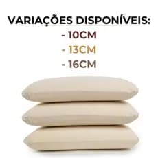 Travesseiro Viscoelástico Inteligente NASA Antiácaro Cervical Macio