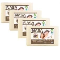 Kit com 4 Travesseiro Nasa Original Grande Viscoelastico Antialérgico Macio 16 cm