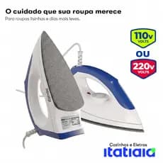 Ferro de Passar a Seco Itatiaia Passador de Roupa 1200w