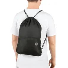 Bolsa Saco de Academia Preta | Mochila Esportiva para Treino e Dia a Dia