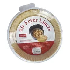 Forma Descartável para Air Fryer 20cm Papel Antiaderente Forro Protetor Assadeir