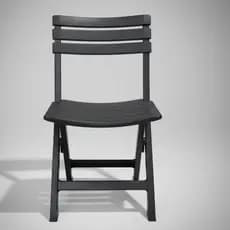 Cadeira De Plastico Dobravel Para Barzinho Restaurante Area Modelo Rustico Imitação Madeira