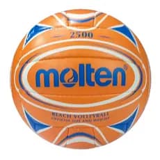 Bola Molten de Volei de Praia Areia V5b2500 Laranja Costurada Oficial