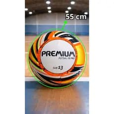 Bola Premium Futsal Termo Pu Ultra Profissional F8 e Infantil Sub 13