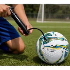 Bomba De Ar Manual Dupla Ação Bola Convoy Sport com Bico, Agulha e Extensor