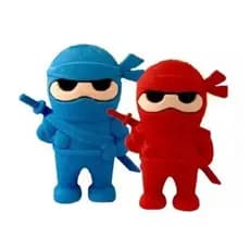 Kit 2 Borrachas Fantasia Ninja | Kaz