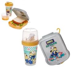 Kit Sanduicheira + Shakeira 320ml - Plasutil Minions