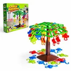 Jogo de Mesa Lança Macacos / cada macaco no seu galho
