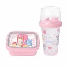 Lancheira Tampa Hermética + Mini Shakeira Tom e Jerry Gokko Plasutil