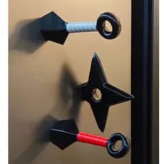 Kunai/Shuriken de Naruto - Magnéticos - Imã de geladeira
