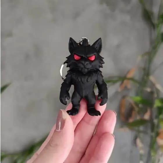Chaveiro Lobo Mau Black - Estilo Geek