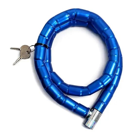 Corrente Reforçada 22mm com Cadeado Tetra Antifurto Moto Bike Portão Estepe
