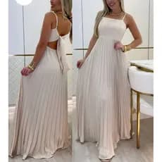 VESTIDO  PLISSADO👗 LANÇAMENTO 🚀