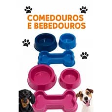 Kit Comedouros e Bebedouros – Praticidade e Estilo para seu Pet! Gato e Cachorro
