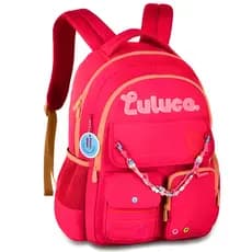 Mochila escolar feminina Youtube luluca presente menina