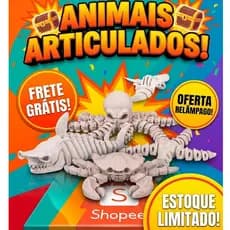 Dinossauros Esqueleto Articulado Colecionável T Rex Triceratops Velociraptor Presente Infantil Crianças Geek