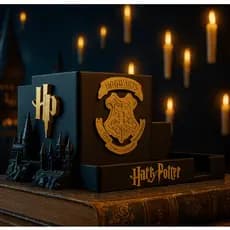 Porta Canetas Harry Potter dia dos pais Presente Caneteiro Escritório Organizador com Divisórias Porta Trecos