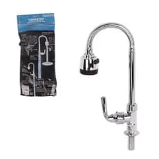 Torneira Gourmet Flexível Cozinha mesa Bancada Cromada