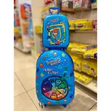 Kit Mochila de Rodinhas 3D Maxtoy + Lancheira Divertidamente