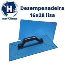 Desempenadeira Plástica Psai 16x28cm Lisa 1 Peça