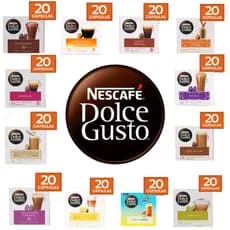DOLCE GUSTO 20 Unidades Cápsulas Nescafé Sabor Tradicional Váriados