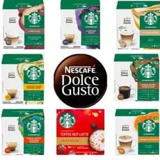 DOLCE GUSTO Cápsulas de Café Dolce Gusto STARBUCKS Caixa 10 Unidades Diversos Sabores