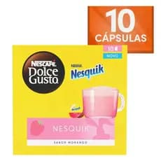 DOLCE GUSTO 10 Cápsulas de Café Dolce Gusto NESQUIK MORANGO 10 Unidades