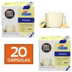 DOLCE GUSTO Cápsulas de Café Dolce Gusto GALAK CHOCOLATE BRANCO Caixa 20 Unidades