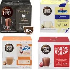 Dolce Gusto LINGUA DE GATO MOÇA KIT KAT GALAK 40 Cápsulas de Café Nescafé®