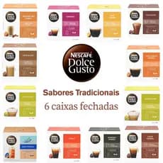 DOLCE GUSTO KIT 60 Cápsulas de Café Nescafé Escolha seus Sabores TRADICIONAIS