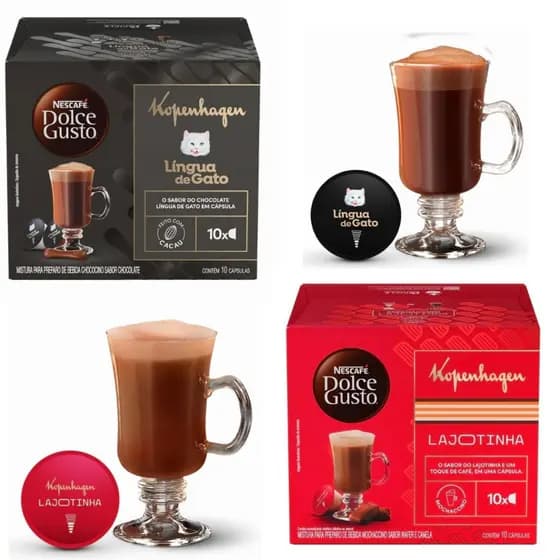 Dolce Gusto LINGUA DE GATO LAJOTINHA 20 Cápsulas Nescafé® Dolce Gusto®