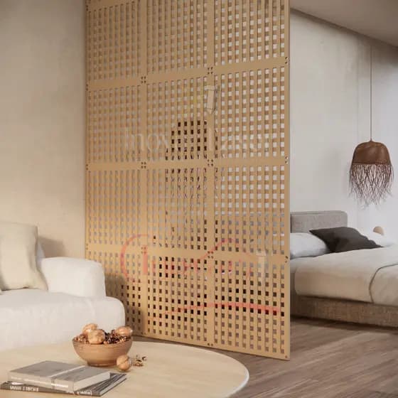Kit Kits de Placas Vazadas Decorativas Cobogó Painel Cama Cabeceira MDF