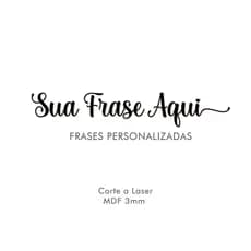 Frase Personalizada MDF Palavras Parede Frase Decorativa Personalizada 3mm Corte a Laser