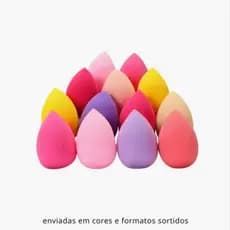 Esponja para Maquiagem Formato e cor sortidos