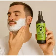 Loção Pós Barba Barbeiro Barbearia Previne Irritação Mentol 250ml