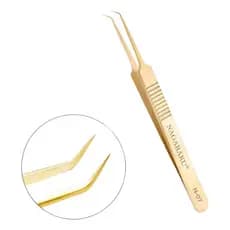 Pinça N07 Original Extensão De Cilios Fio A Fio Brasileiro Russo Alongamento