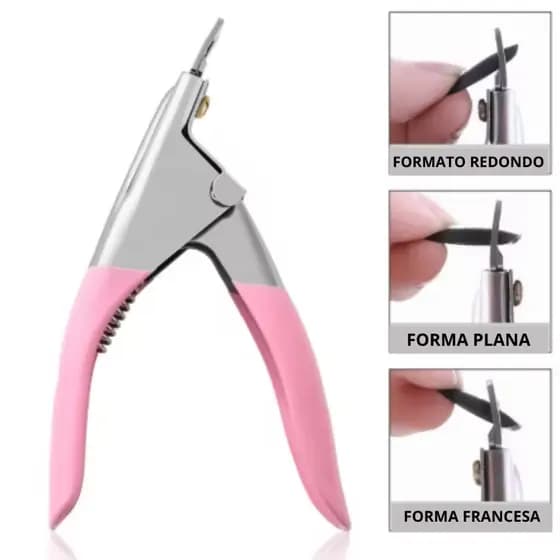 Cortador De Unhas Postiças E Gel Tips Profissional Alongamento Alicate