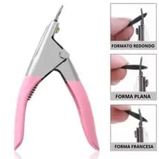 Cortador De Unhas Postiças E Gel Tips Profissional Alongamento Alicate