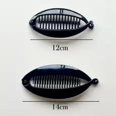 Presilha Cabelo Banana 12cm/14cm Feminino/Grampo Rabo de Cavalo/Acessório Meninas/Prendedor de Peixe