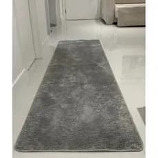 Tapete Passadeira 2,00 x 0,50 Antiderrapante Corredor Quarto Sala Felpudo Peludo