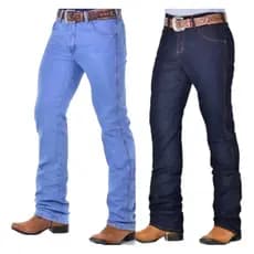 Kit 2 Calças Rodeio Masculina Jeans Premium com Elastano Premium Promoção