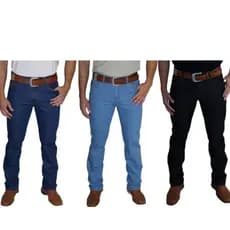 Kit 3 Calças Country Masculina com Elastano Linha Premium