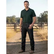 Calça Jeans Masculina Tradicional Barata de Serviço Uniforme