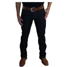 Calça Country Masculina c/ Elastano Rodeio Montaria Amaciada